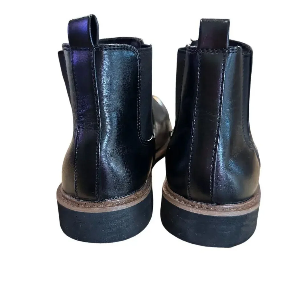 Deer‎ Stags Mens Sammy Black Chelsea Ankle Boots Size 6M - Picture 6 of 8